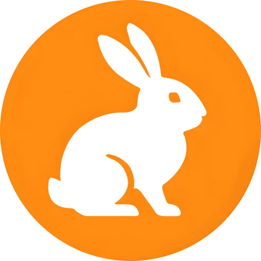 White rabbit logo